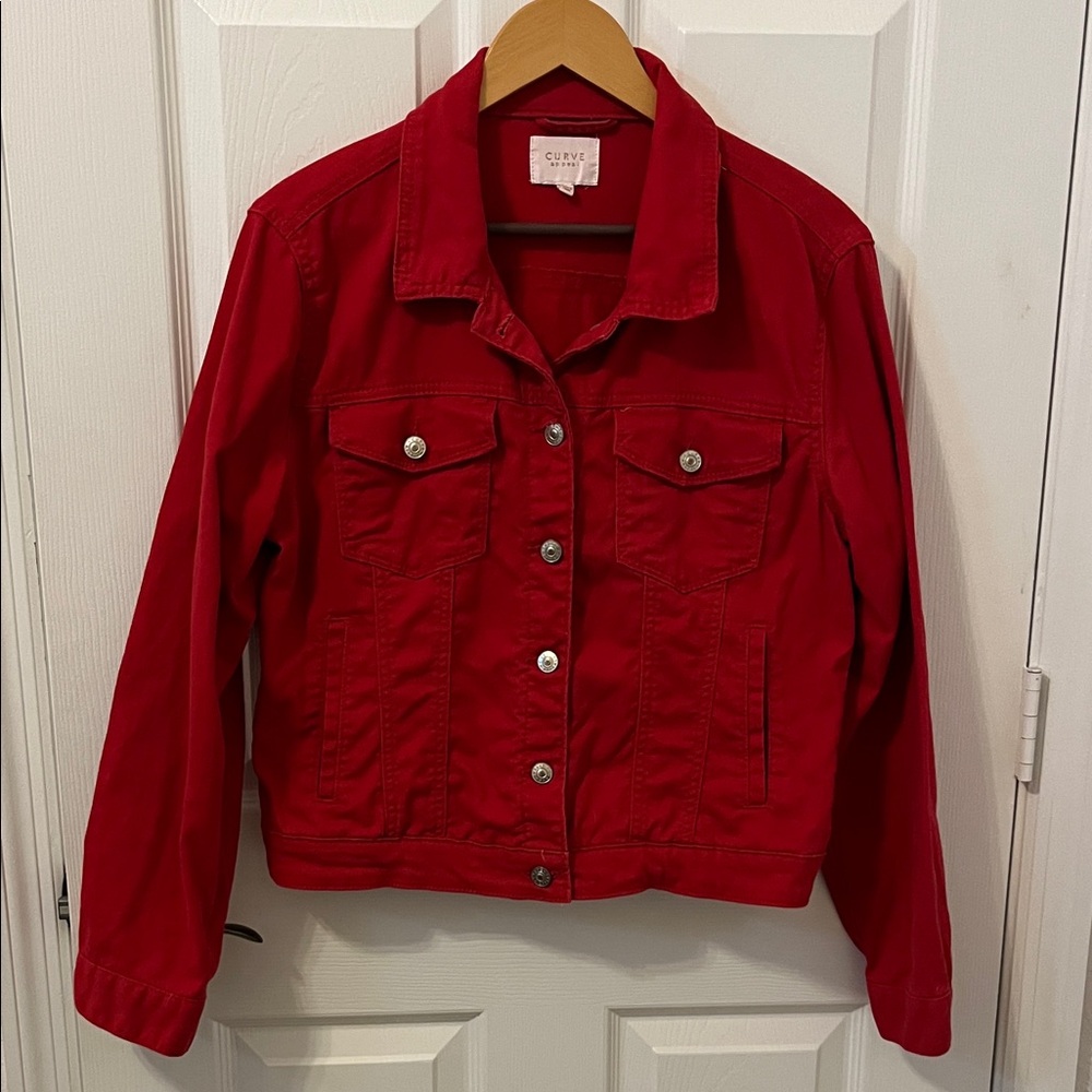 Red Denim Jacket